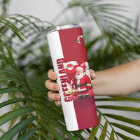 Greenland Santa Christmas Skinny Tumbler Nordic Holiday Pride Design - Wonder Print Shop
