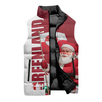 Greenland Santa Christmas Sleeveless Puffer Jacket Nordic Holiday Pride Design - Wonder Print Shop