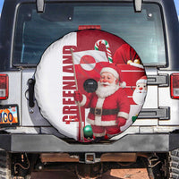 Greenland Santa Christmas Spare Tire Cover Nordic Holiday Pride Design - Wonder Print Shop