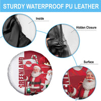 Greenland Santa Christmas Spare Tire Cover Nordic Holiday Pride Design - Wonder Print Shop
