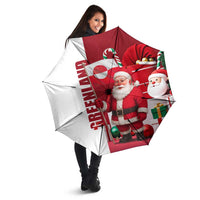 Greenland Santa Christmas Umbrella Nordic Holiday Pride Design - Wonder Print Shop