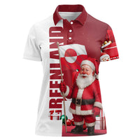 Greenland Santa Christmas Women Polo Shirt Nordic Holiday Pride Design - Wonder Print Shop