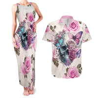 Women Skull Couples Matching Tank Maxi Dress and Hawaiian Shirt Some Time An Angel Hellraiser Always A Strong Women - Wonder Print Shop
