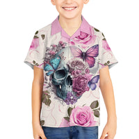 Women Skull Kid Hawaiian Shirt Some Time An Angel Hellraiser Always A Strong Women - Wonder Print Shop