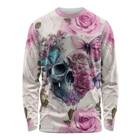 Women Skull Long Sleeve Shirt Some Time An Angel Hellraiser Always A Strong Women - Wonder Print Shop