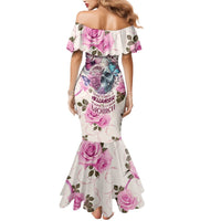 Women Skull Mermaid Dress Some Time An Angel Hellraiser Always A Strong Women - Wonder Print Shop
