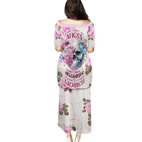 Women Skull Puletasi Some Time An Angel Hellraiser Always A Strong Women - Wonder Print Shop