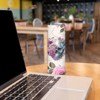 Women Skull Skinny Tumbler Some Time An Angel Hellraiser Always A Strong Women - Wonder Print Shop