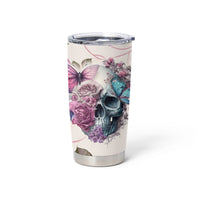 Women Skull Tumbler Cup Some Time An Angel Hellraiser Always A Strong Women - Wonder Print Shop