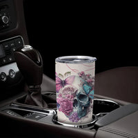 Women Skull Tumbler Cup Some Time An Angel Hellraiser Always A Strong Women - Wonder Print Shop