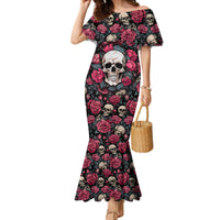 Judge Me When Yours Perfect Otherwise Shut Up Skull Family Matching Mermaid Dress and Hawaiian Shirt - Wonder Print Shop
