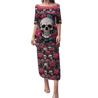 Judge Me When Yours Perfect Otherwise Shut Up Skull Family Matching Puletasi Dress and Hawaiian Shirt - Wonder Print Shop