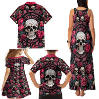 Judge Me When Yours Perfect Otherwise Shut Up Skull Family Matching Tank Maxi Dress and Hawaiian Shirt - Wonder Print Shop