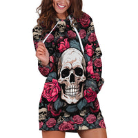 Judge Me When Yours Perfect Otherwise Shut Up Skull Hoodie Dress - Wonder Print Shop