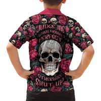 Judge Me When Yours Perfect Otherwise Shut Up Skull Kid Hawaiian Shirt - Wonder Print Shop
