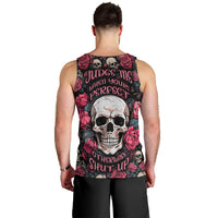 Judge Me When Yours Perfect Otherwise Shut Up Skull Men Tank Top - Wonder Print Shop