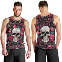Judge Me When Yours Perfect Otherwise Shut Up Skull Men Tank Top - Wonder Print Shop