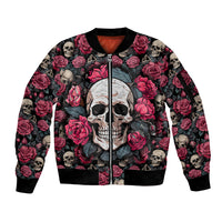Judge Me When Yours Perfect Otherwise Shut Up Skull Sleeve Zip Bomber Jacket - Wonder Print Shop