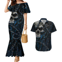 You Inspire My Inner Serial Killer Skull Couples Matching Mermaid Dress and Hawaiian Shirt - Wonder Print Shop
