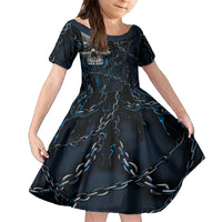 You Inspire My Inner Serial Killer Skull Family Matching Long Sleeve Bodycon Dress and Hawaiian Shirt - Wonder Print Shop