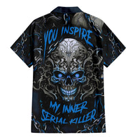 You Inspire My Inner Serial Killer Skull Family Matching Mermaid Dress and Hawaiian Shirt - Wonder Print Shop