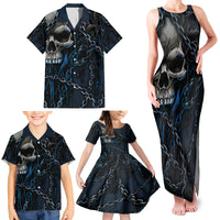 You Inspire My Inner Serial Killer Skull Family Matching Tank Maxi Dress and Hawaiian Shirt - Wonder Print Shop