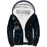 You Inspire My Inner Serial Killer Skull Sherpa Hoodie - Wonder Print Shop