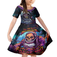 Time Will Reveal Who's There For You And Who's Full Of Shit Family Matching Mermaid Dress and Hawaiian Shirt - Wonder Print Shop