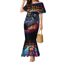 Time Will Reveal Who's There For You And Who's Full Of Shit Family Matching Mermaid Dress and Hawaiian Shirt - Wonder Print Shop