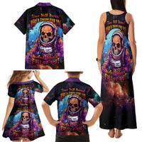 Time Will Reveal Who's There For You And Who's Full Of Shit Family Matching Tank Maxi Dress and Hawaiian Shirt - Wonder Print Shop