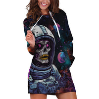 Time Will Reveal Who's There For You And Who's Full Of Shit Hoodie Dress - Wonder Print Shop