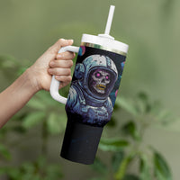 Time Will Reveal Who's There For You And Who's Full Of Shit Tumbler With Handle - Wonder Print Shop