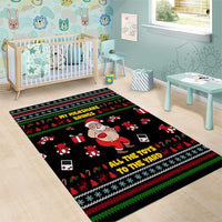 My Milkshake Bring Christmas Design Area Rug Xmas Holiday Patterns - Wonder Print Shop