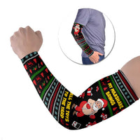My Milkshake Bring Christmas Design Arm Sleeves Xmas Holiday Patterns - Wonder Print Shop