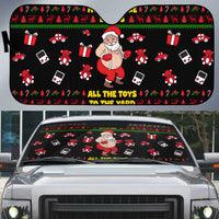 My Milkshake Bring Christmas Design Auto Sun Shade Xmas Holiday Patterns - Wonder Print Shop