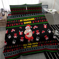 My Milkshake Bring Christmas Design Bedding Set Xmas Holiday Patterns - Wonder Print Shop