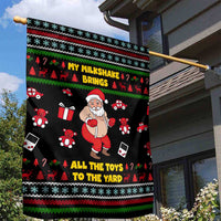 My Milkshake Bring Christmas Design Garden Flag Xmas Holiday Patterns - Wonder Print Shop