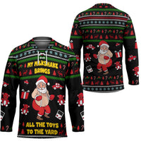 My Milkshake Bring Christmas Design Hockey Jersey Xmas Holiday Patterns - Wonder Print Shop