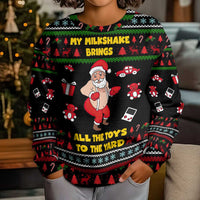My Milkshake Bring Christmas Design Kid Ugly Christmas Sweater Xmas Holiday Patterns - Wonder Print Shop