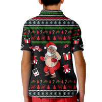 My Milkshake Bring Christmas Design Kid Polo Shirt Xmas Holiday Patterns - Wonder Print Shop