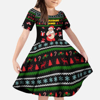 My Milkshake Bring Christmas Design Kid Short Sleeve Dress Xmas Holiday Patterns - Wonder Print Shop