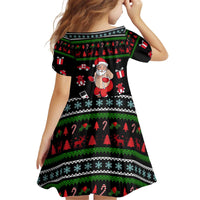 My Milkshake Bring Christmas Design Kid Short Sleeve Dress Xmas Holiday Patterns - Wonder Print Shop