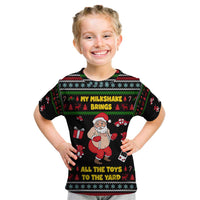 My Milkshake Bring Christmas Design Kid T Shirt Xmas Holiday Patterns - Wonder Print Shop