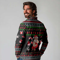 My Milkshake Bring Christmas Design Long Sleeve Polo Shirt Xmas Holiday Patterns - Wonder Print Shop