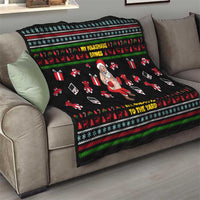 My Milkshake Bring Christmas Design Quilt Xmas Holiday Patterns - Wonder Print Shop