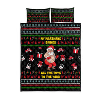 My Milkshake Bring Christmas Design Quilt Bed Set Xmas Holiday Patterns - Wonder Print Shop