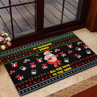 My Milkshake Bring Christmas Design Rubber Doormat Xmas Holiday Patterns - Wonder Print Shop