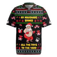 My Milkshake Bring Christmas Design Rugby Jersey Xmas Holiday Patterns - Wonder Print Shop