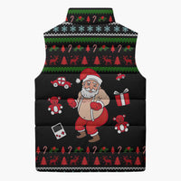 My Milkshake Bring Christmas Design Sleeveless Puffer Jacket Xmas Holiday Patterns - Wonder Print Shop