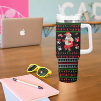 My Milkshake Bring Christmas Design Tumbler With Handle Xmas Holiday Patterns - Wonder Print Shop